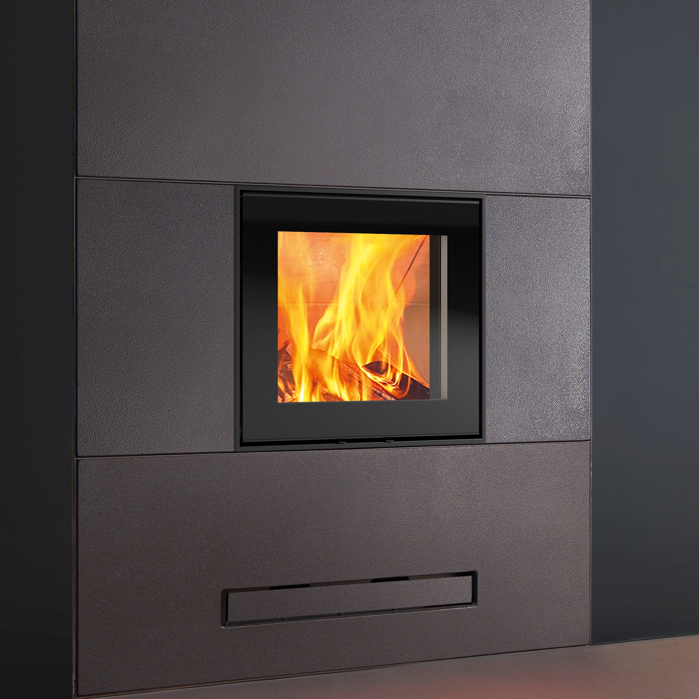 Piazzetta MC80/64 BL Wood Fireplace