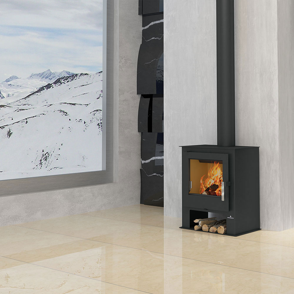 Bronpi Gijon Wood Fireplace - Calore Fireplaces