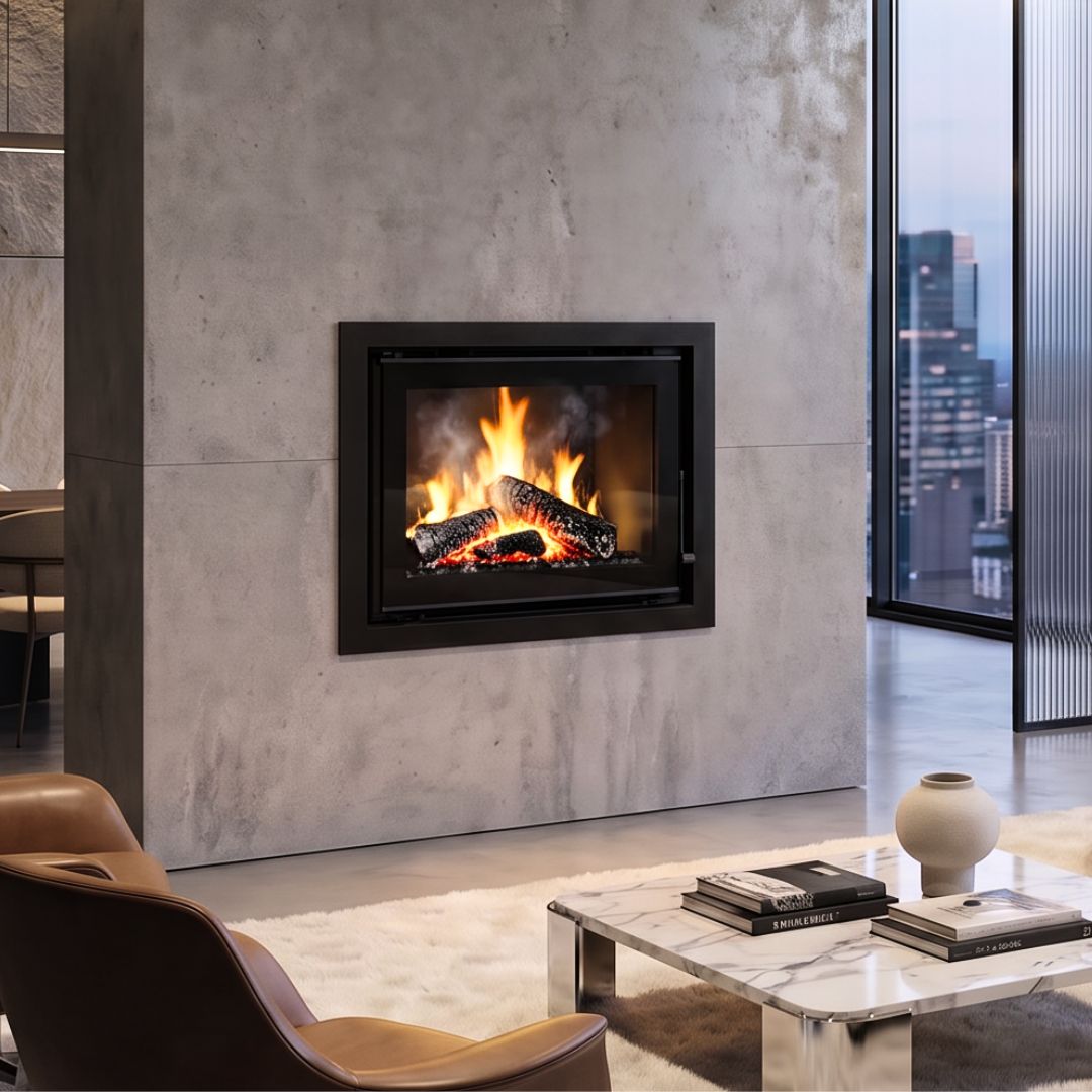 C&A Chama Cristal 69 Insert Wood Fireplace