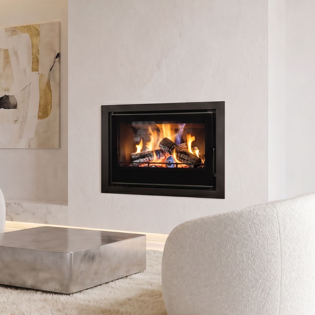 C&A Chama Cristal 78 Insert Wood Fireplace