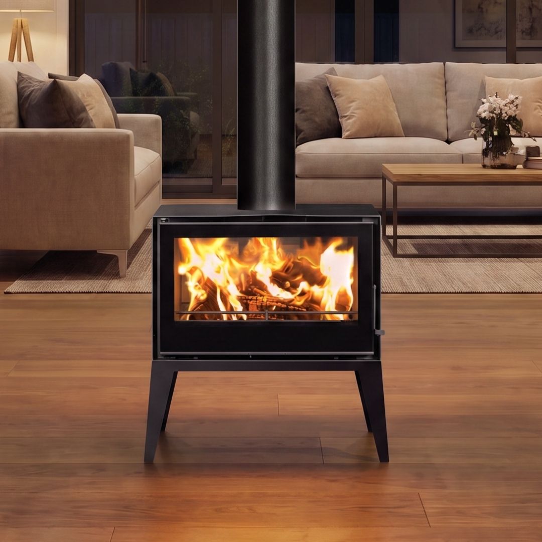 C&A Chama Modular Cristal 78 D Wood Fireplace