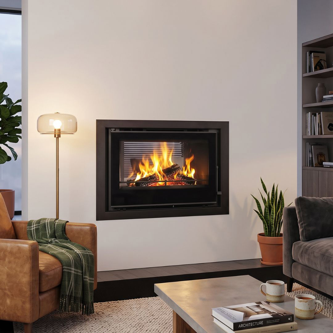 C&A Chama Cristal 69 D Insert Wood Fireplace