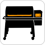 Z Grills 11002B Silhouette Icon.